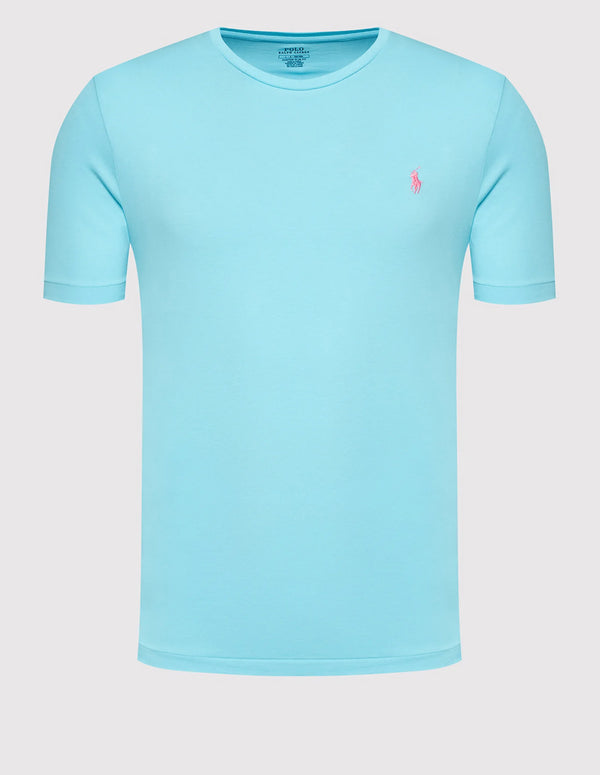 Camiseta Polo Ralph Lauren con Logo Azul Hombre