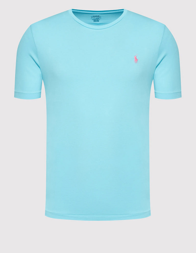 Camiseta Polo Ralph Lauren con Logo Azul Hombre