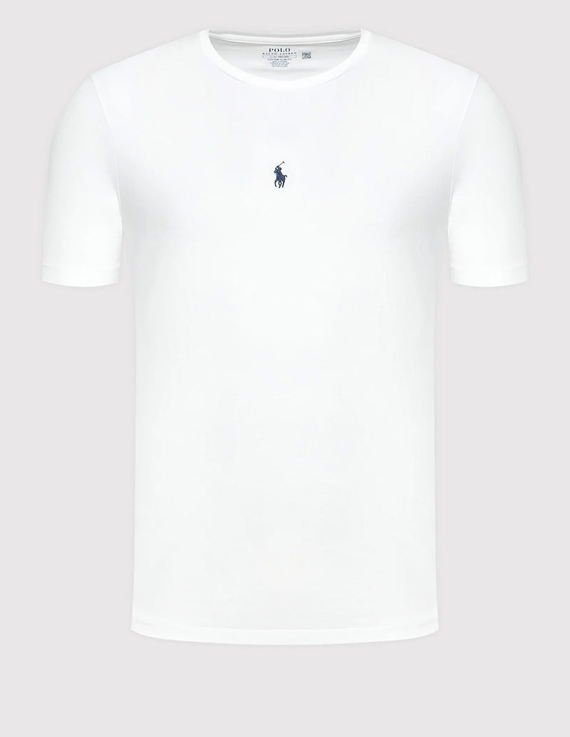 Camiseta Polo Ralph Lauren Chest Logo Blanca Hombre