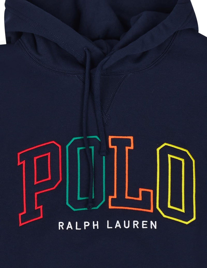 Polo Ralph Lauren Hoodie with Embroidered Logo Navy Blue for Men