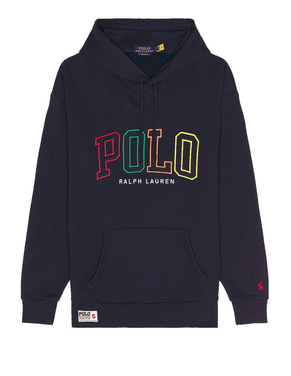 Sudadera con Capucha Polo Ralph Lauren con Logo Bordado Azul Marino Hombre