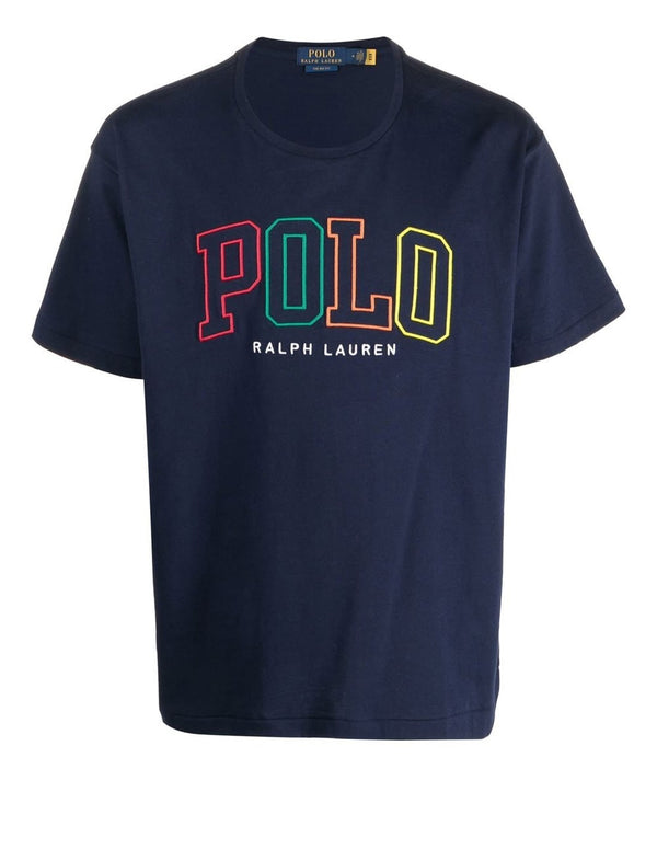 Camiseta Polo Ralph Lauren con Logo Azul Hombre