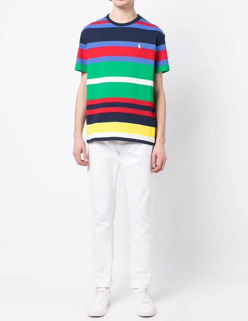 Camiseta Polo Ralph Lauren de Rayas Multicolor Hombre