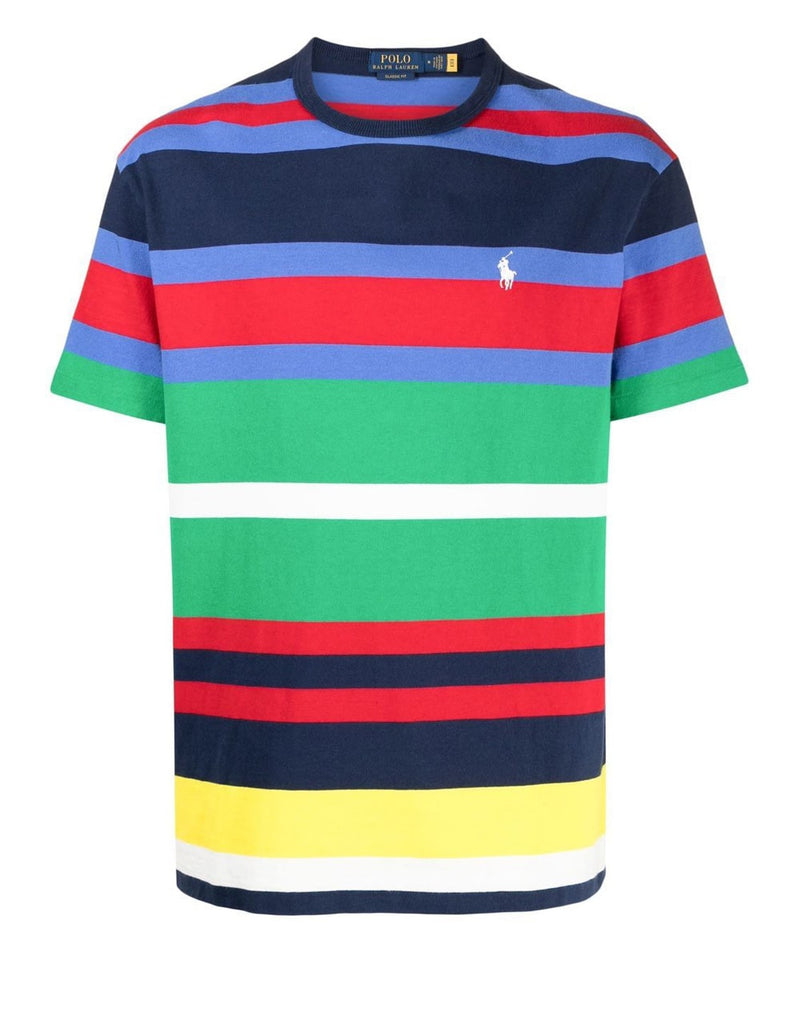 Camiseta Polo Ralph Lauren de Rayas Multicolor Hombre