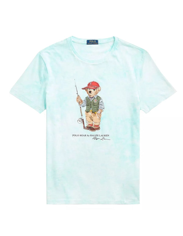 Camiseta Polo Ralph Lauren Tye-Dye Polo Bear Azul Hombre