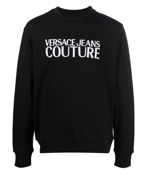 Sudadera Versace Jeans Couture con Logo Negra Hombre