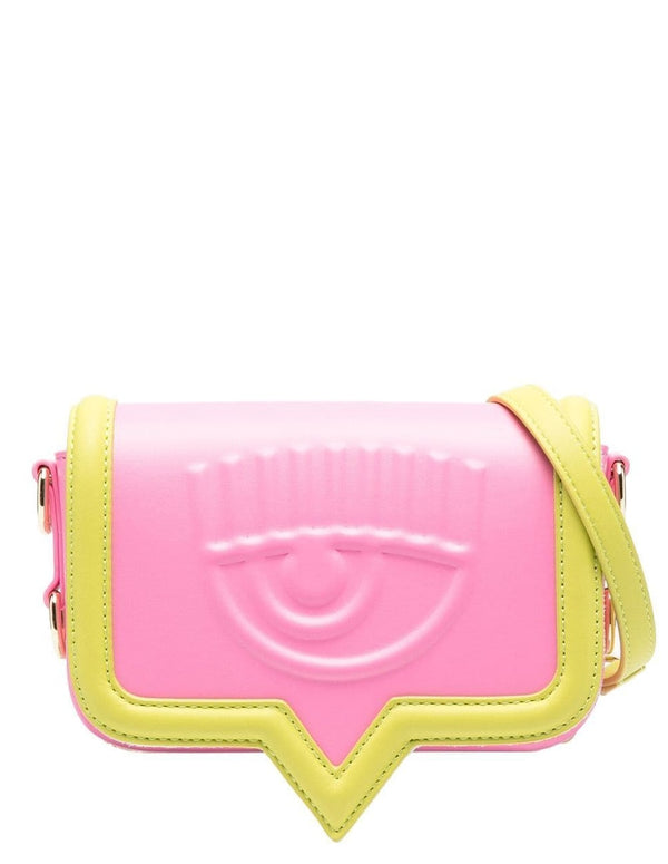 Chiara Ferragni Eyelike Pink Woman Bag 18 x 12 x 6