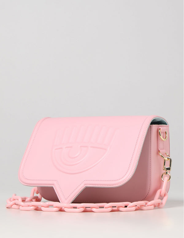 Chiara Ferragni Bag with Pink Logo Woman 26 x 15 x 8