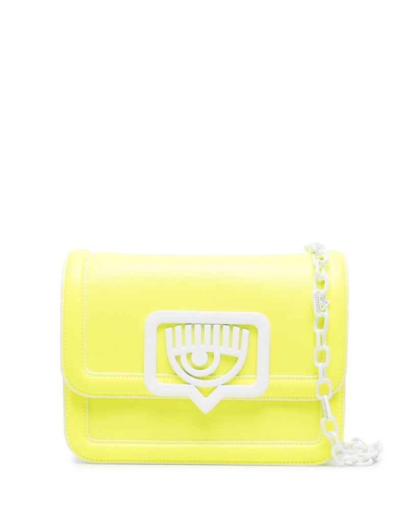 Bolso Chiara Ferragni con Logo Eyelike Amarillo Mujer 24 x 18 x 8