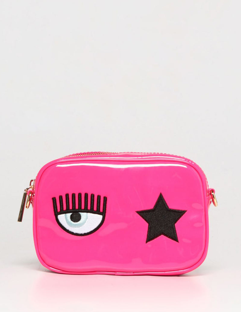 Bolso Chiara Ferragni  Eye Star Logo Rosa Mujer 18,5 x 13,5 x 7,5