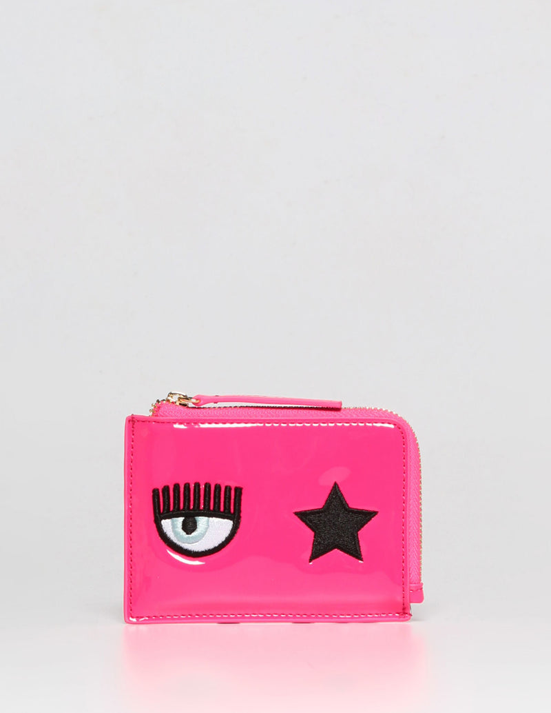 Cartera Chiara Ferragni con Logo Rosa Mujer 12 x 9