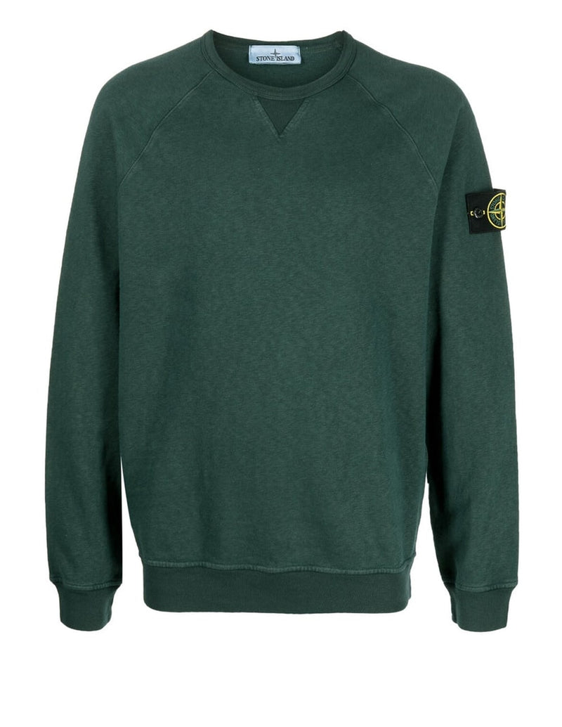 Sudadera Stone Island con Parche de Brújula Verde Hombre