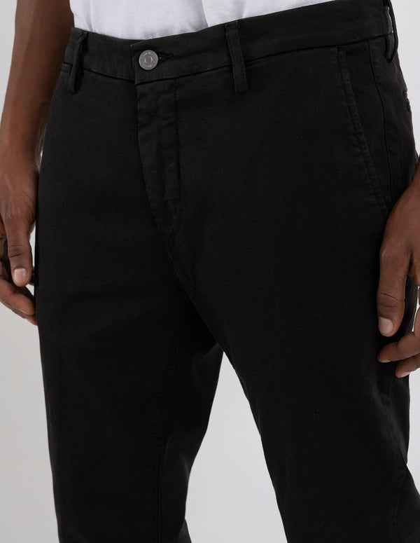 Replay Slim Fit Zeumar Black Men's Trousers