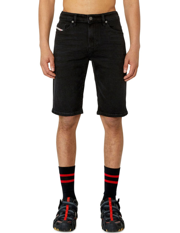 DIESEL Slim Black Men's Short Jeans