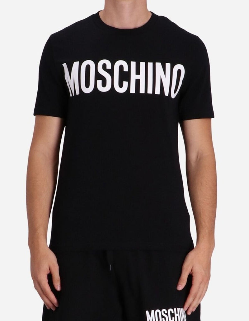 Camiseta Moschino Couture con Logo Negra Hombre