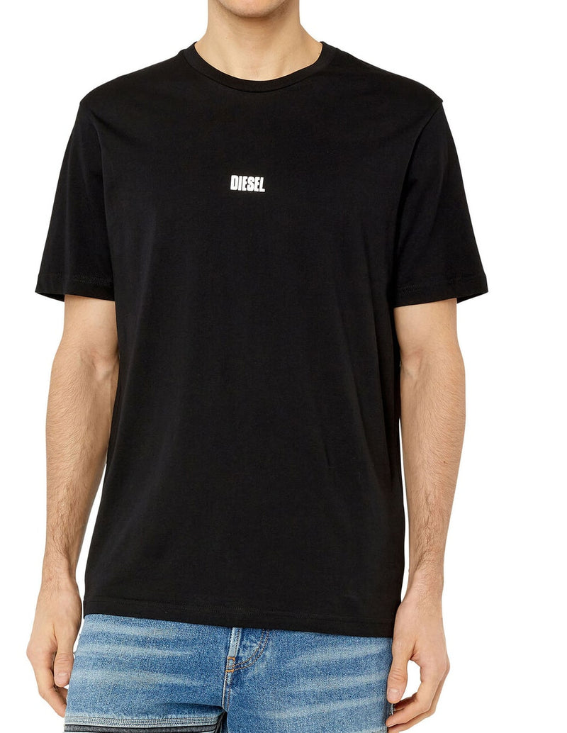 Camiseta DIESEL T-Just con Logo Negra Hombre