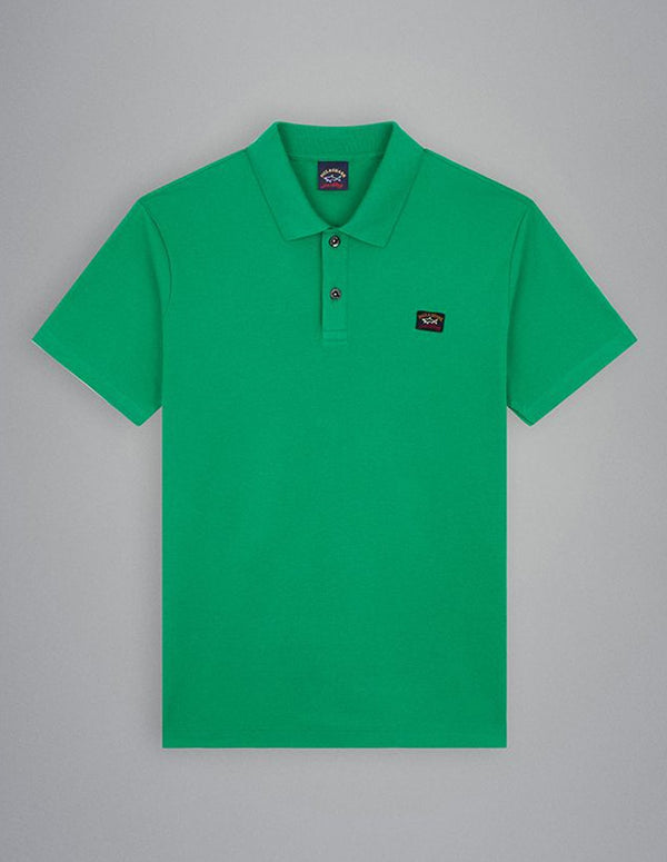 Paul &amp; Shark Organic Cotton Polo Shirt for Men Green