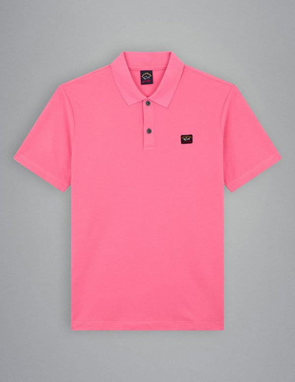 Paul &amp; Shark Organic Cotton Polo Shirt for Men Pink