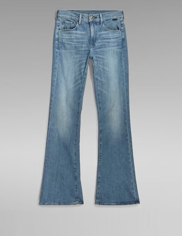 G-Star 3301 High Flare Flared Jeans Blue Women