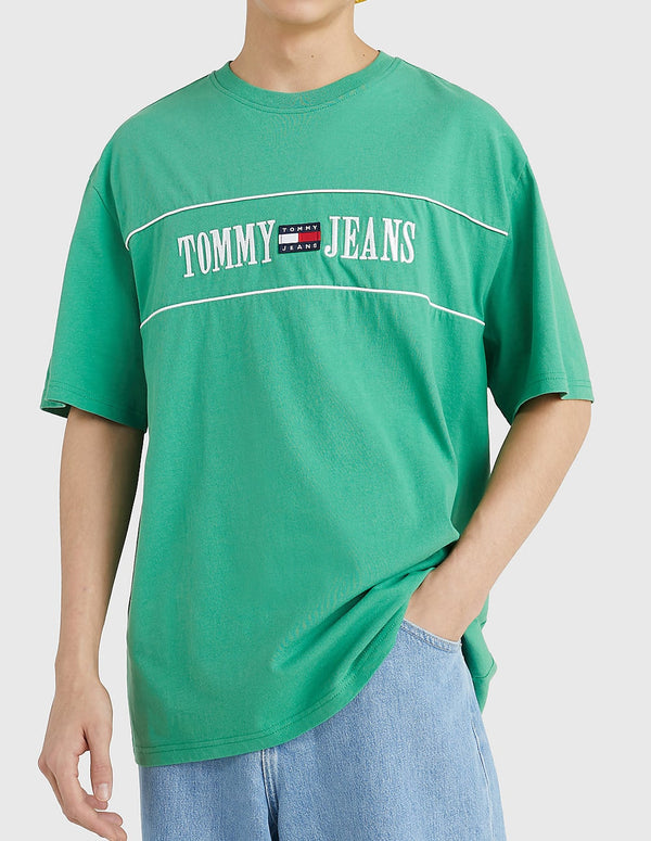Tommy Jeans Archive Logo T-shirt Green Men