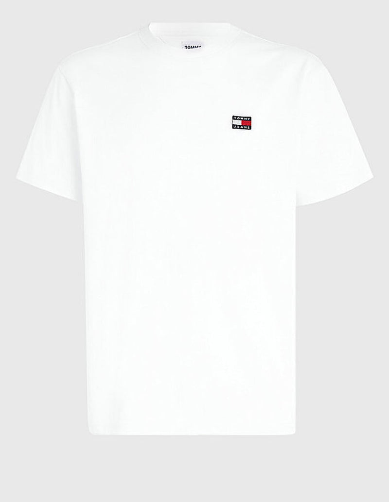 Camiseta Tommy Jeans con Logo Blanca Hombre