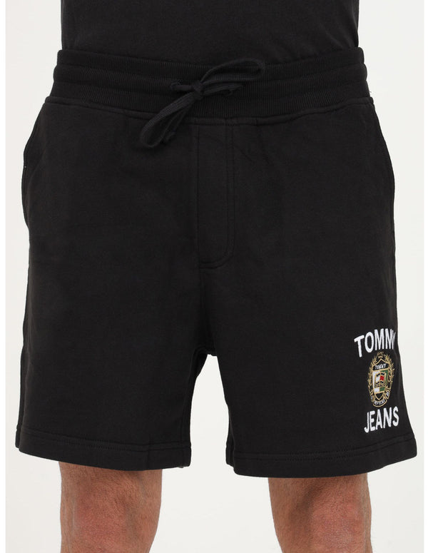 Tommy Jeans Shorts with Logo Black Men