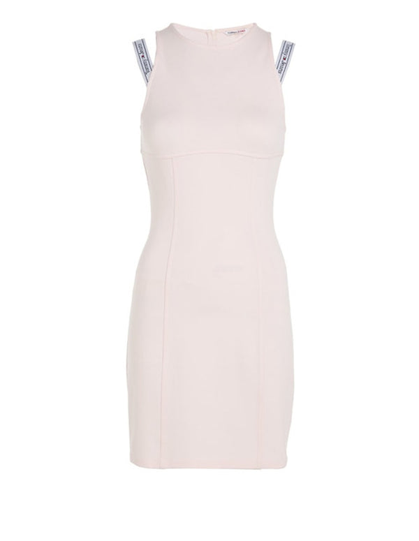 Tommy Jeans Tight Pink Women Dress