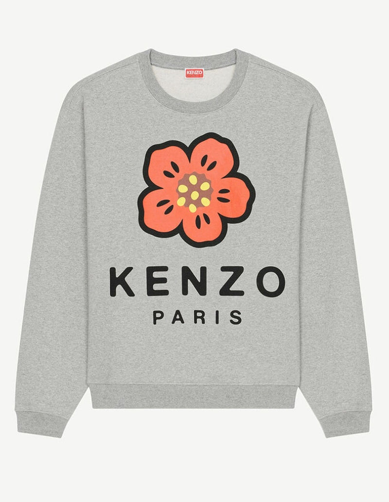 Kenzo Boke Flower Gray Sweatshirt Unisex FC65SW4104ME 94 Buy Online at Captain Sirocco Capitan Siroco