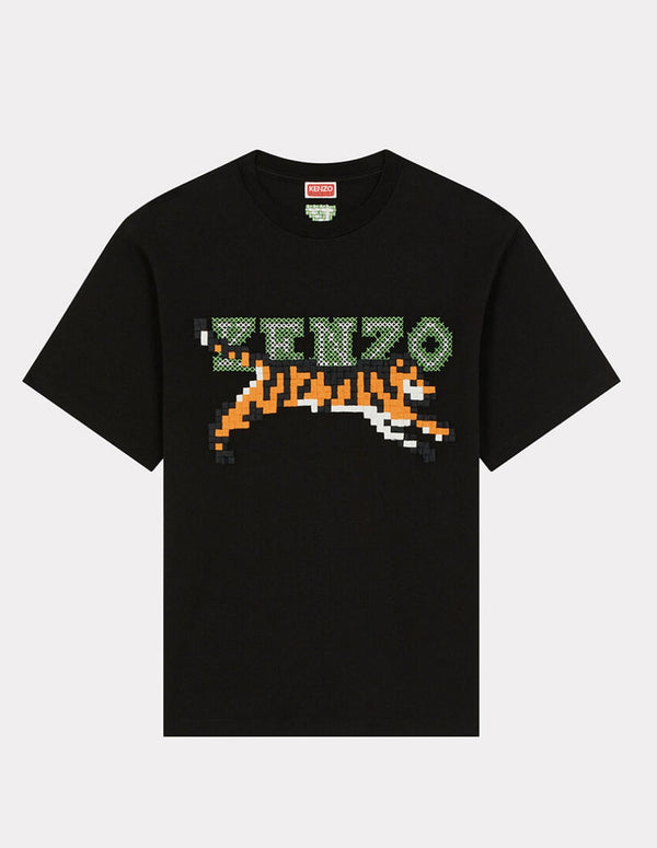 Camiseta Kenzo Pixel Oversized Negra Hombre