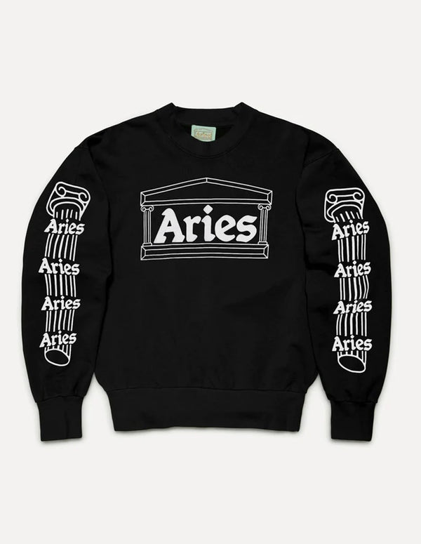 Aries Column Black Unisex Sweatshirt