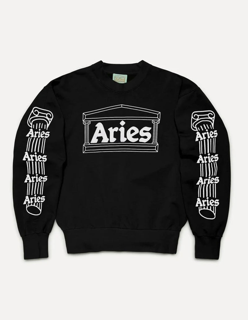 Sudadera Aries Column Negra Unisex