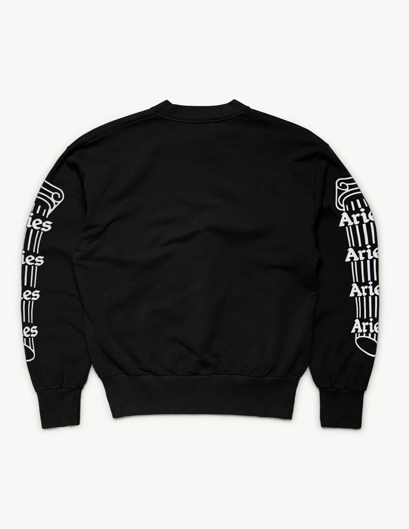 Sudadera Aries Column Negra Unisex