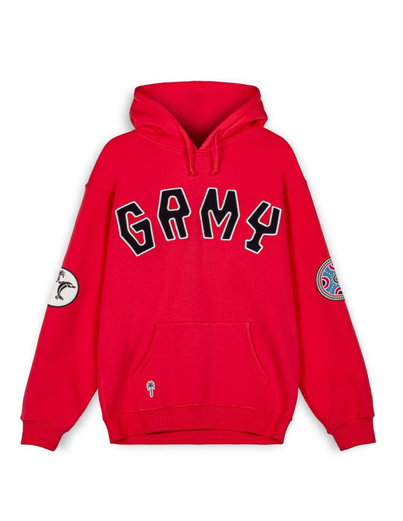 Sudadera con Capucha Grimey The Clout Roja Hombre