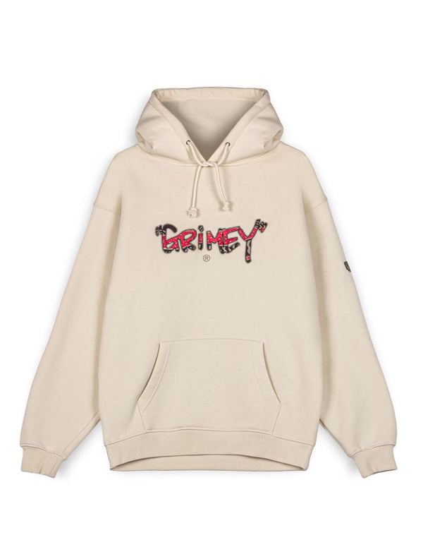 Grimey The Thoughest Beige Unisex Hooded Sweatshirt