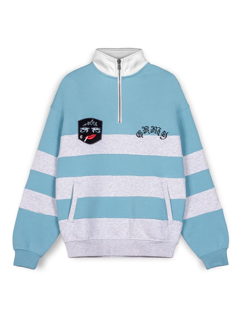 Sudadera Grimey Fire Route Azul Unisex