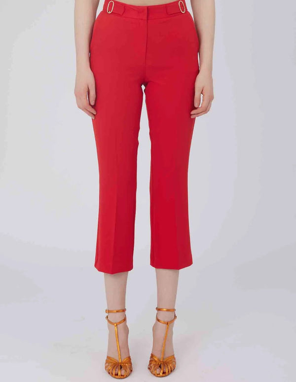 Pantalón Silvian Heach Trezzat Rojo Mujer