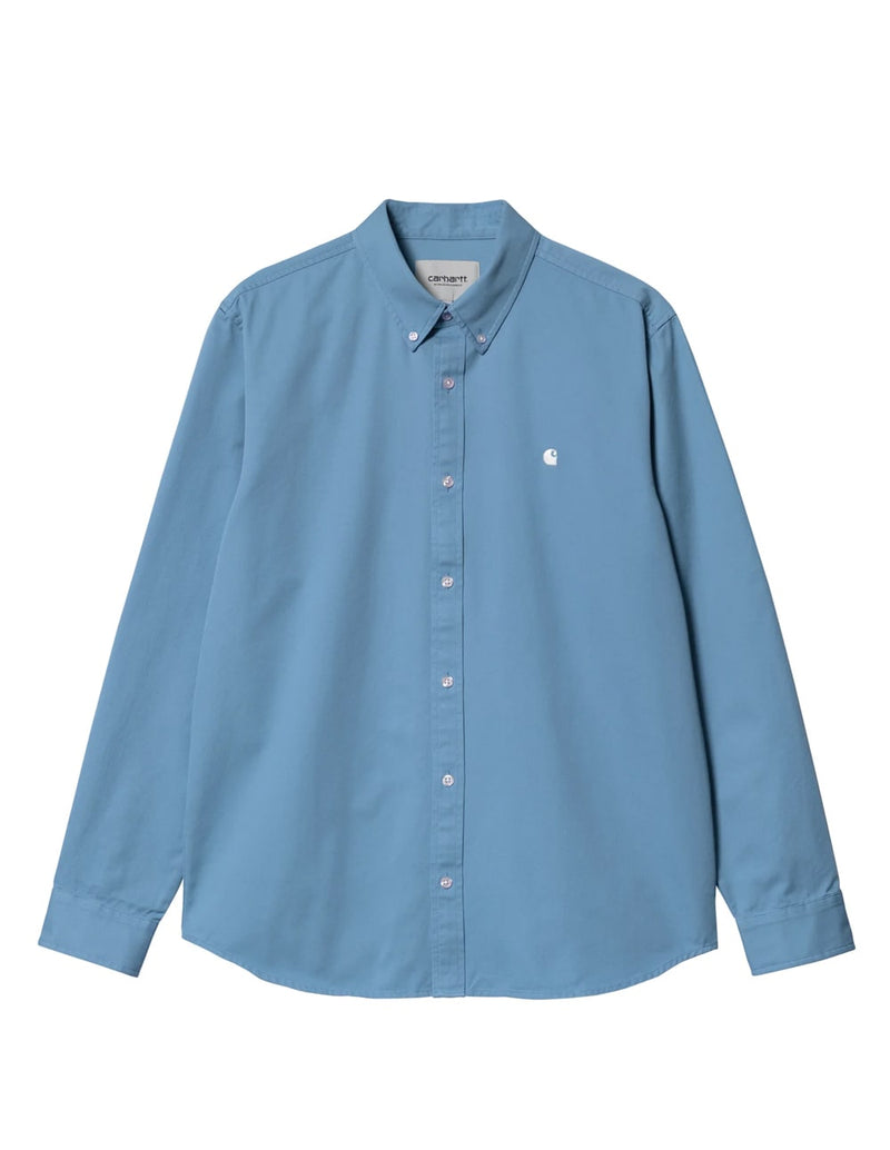 Camisa Carhartt WIP Madison Azul Hombre