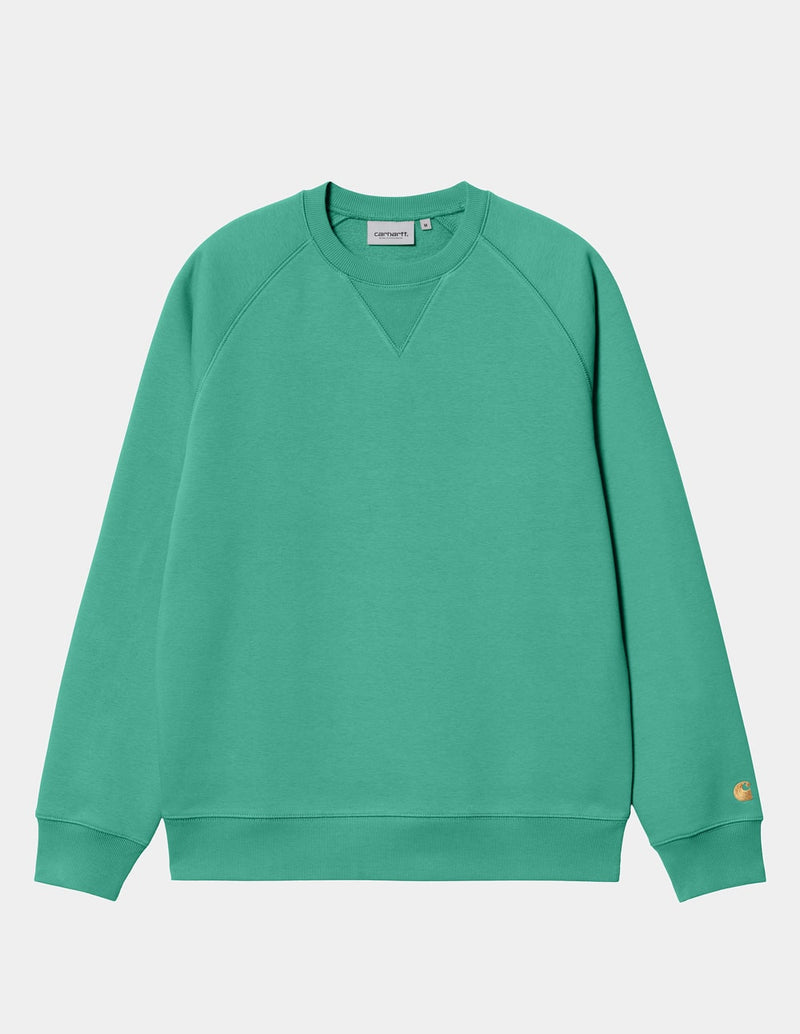 Sudadera Carhartt WIP Chase Verde Hombre