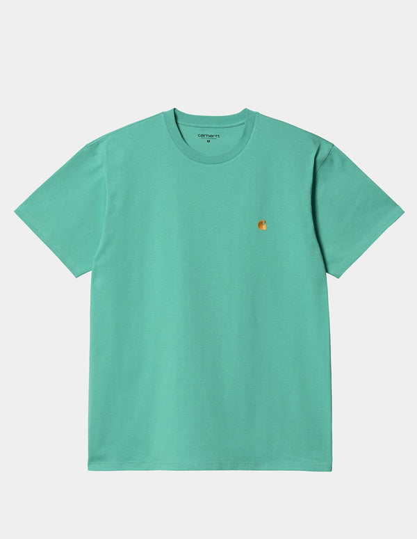 Camiseta Carhartt WIP Chase Verde Hombre