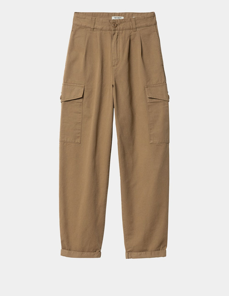 Pantalón Carhartt WIP Collins Marrón Mujer