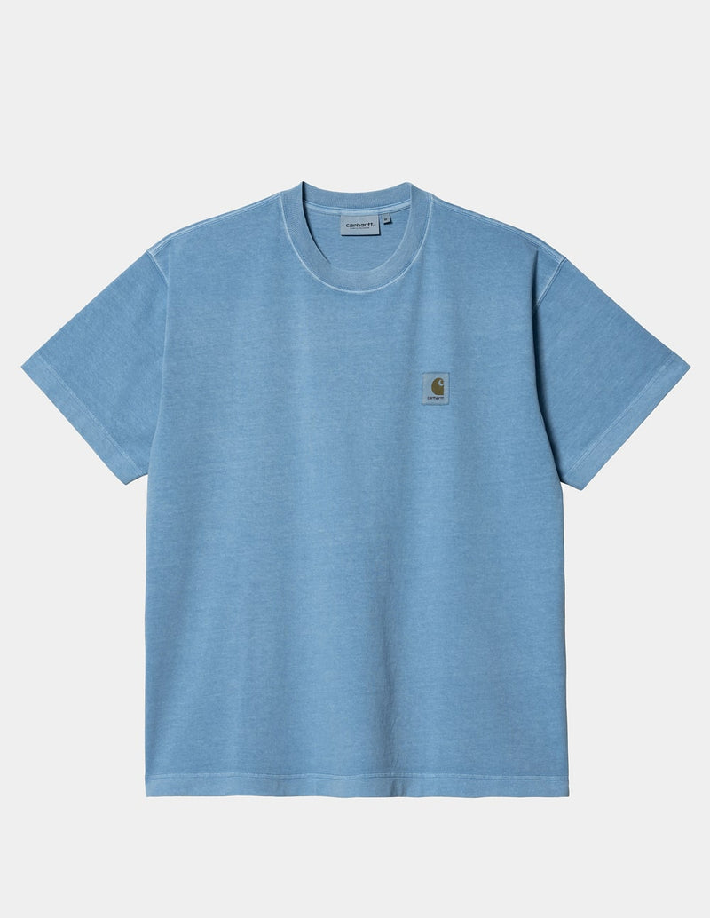 Camiseta Carhartt WIP Nelson Azul Hombre