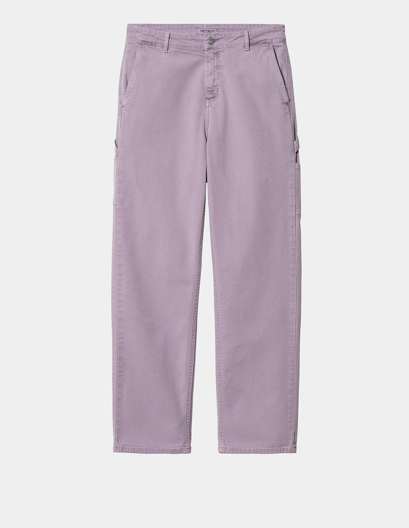 Carhartt WIP Straight Pierce Purple Women's Pants