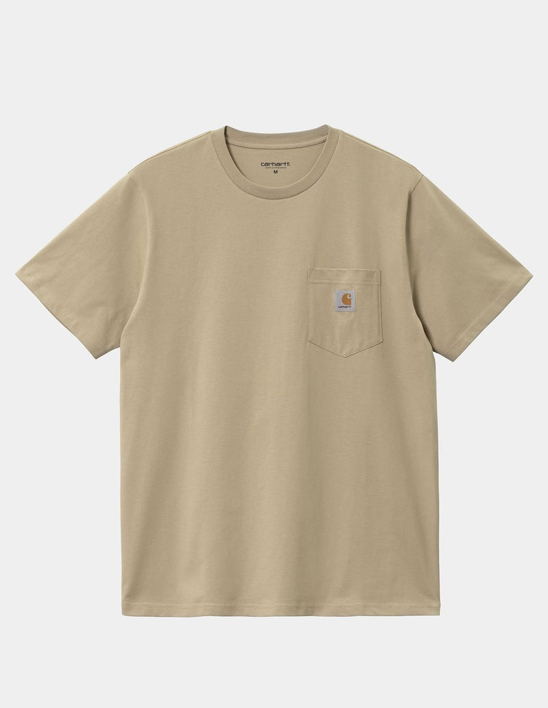 Camiseta Carhartt WIP Pocket Beige Hombre