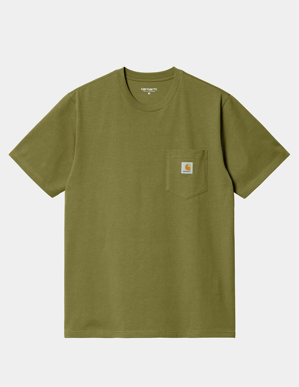 Camiseta Carhartt WIP Pocket Verde Hombre