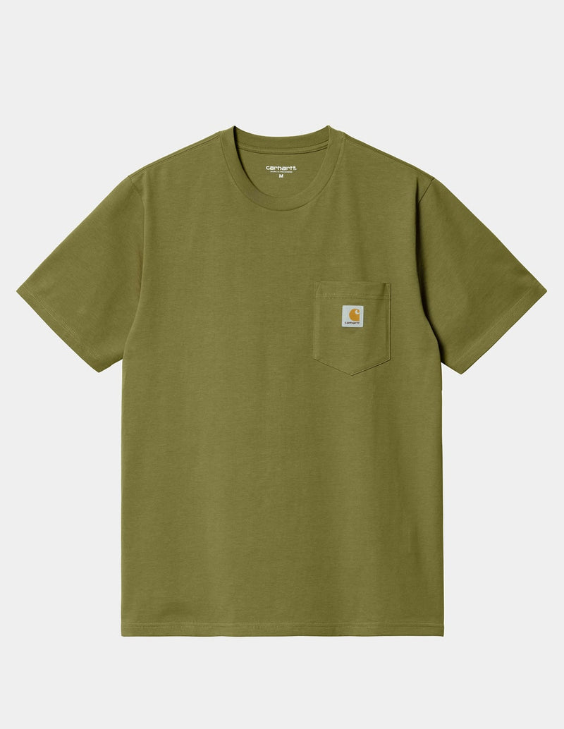 Carhartt WIP Pocket Green Men's T-shirt