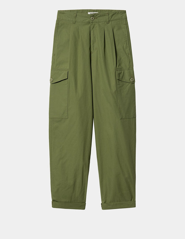 Pantalón Carhartt WIP Collins Verde Mujer