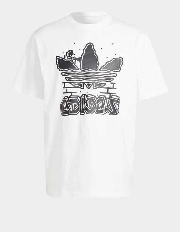 T-shirt adidas Graphic Hack The Elite White Men