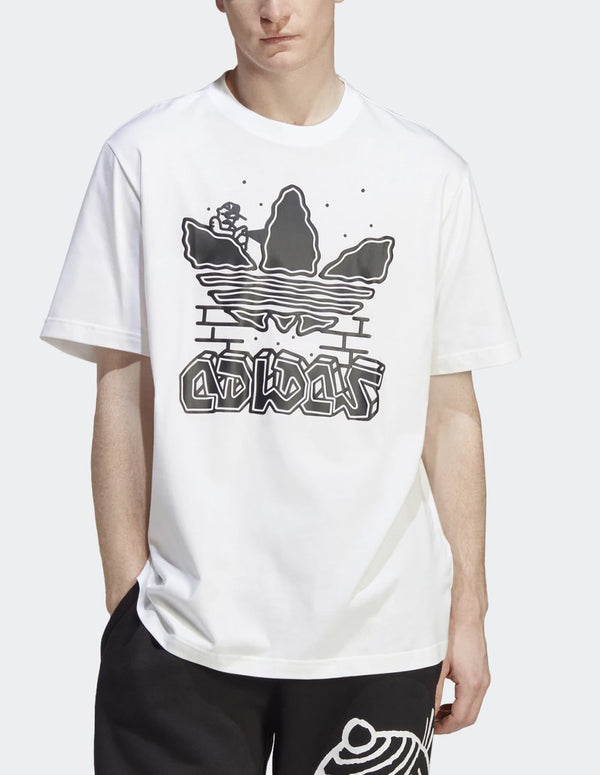 T-shirt adidas Graphic Hack The Elite White Men