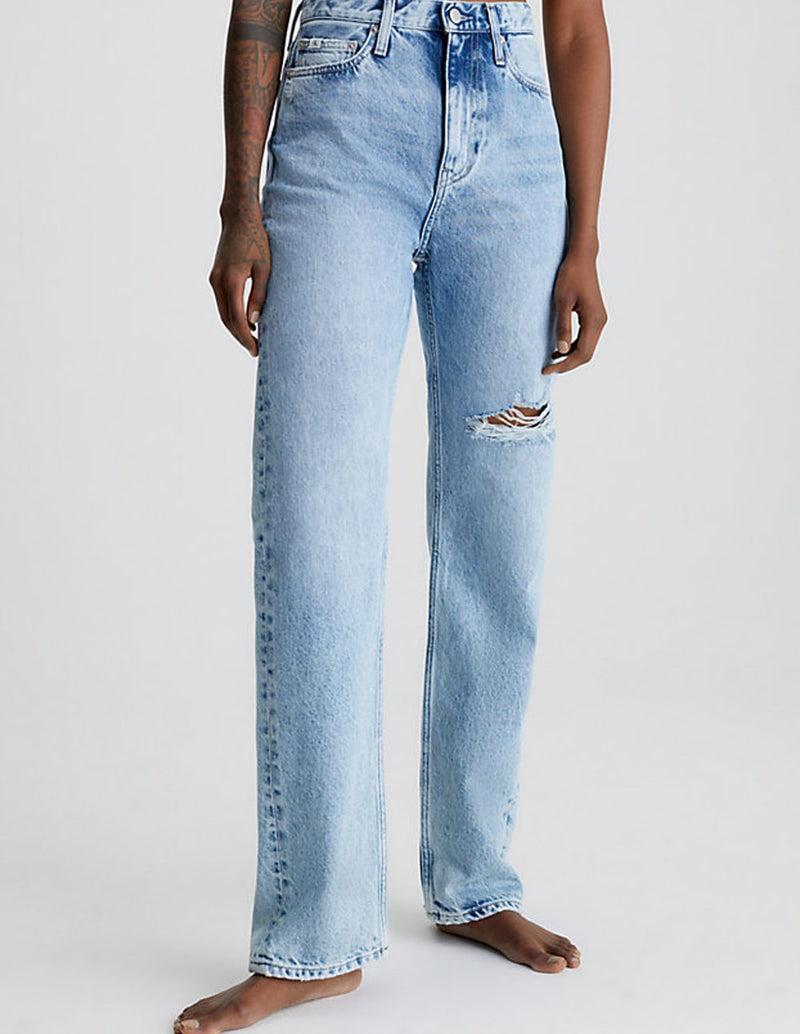 Calvin Klein Jeans High Rise Blue Women's Jeans