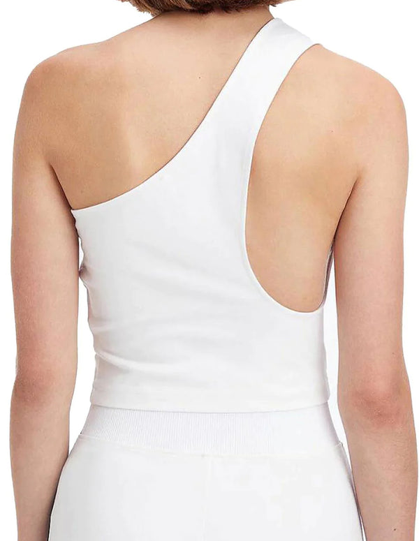 Top Calvin Klein Jeans Asimétrico Blanco Mujer